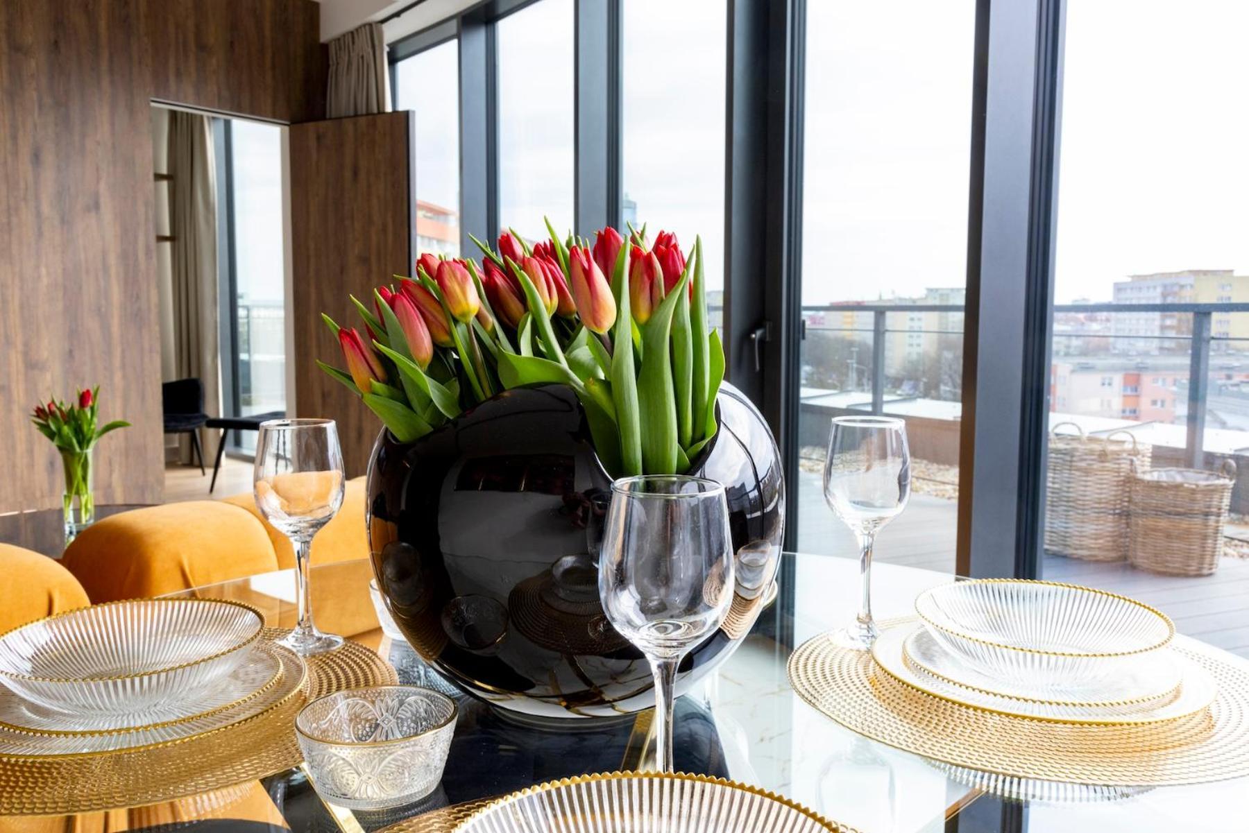 Kaleo Apartments - Hanza Tower Štetín Exteriér fotografie